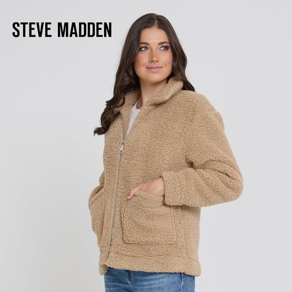 Jacket Women Sand Oversized Faux Winter Coats for Women Shearling Fleece Plus - Picture 3 of 7